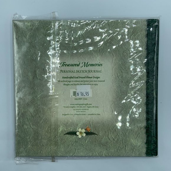 Pressed Flower Personal Sketch Journal Book - Picture 3 of 3